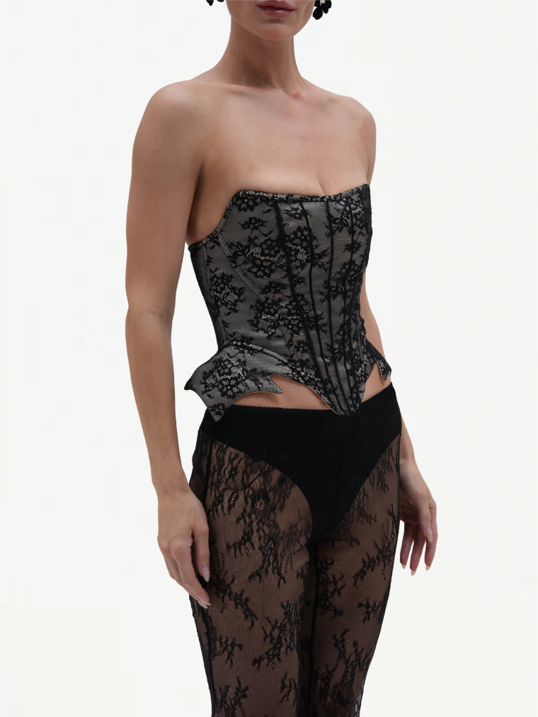 Emerald Luxe Corset 3