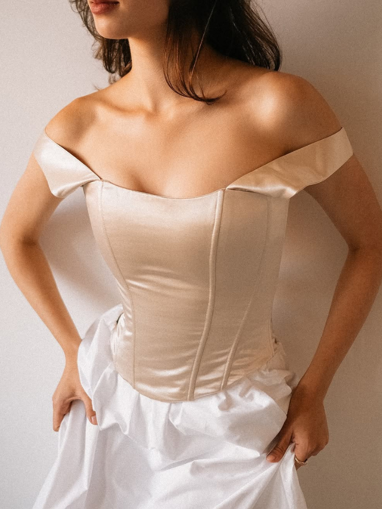 Beige Sia corset 2