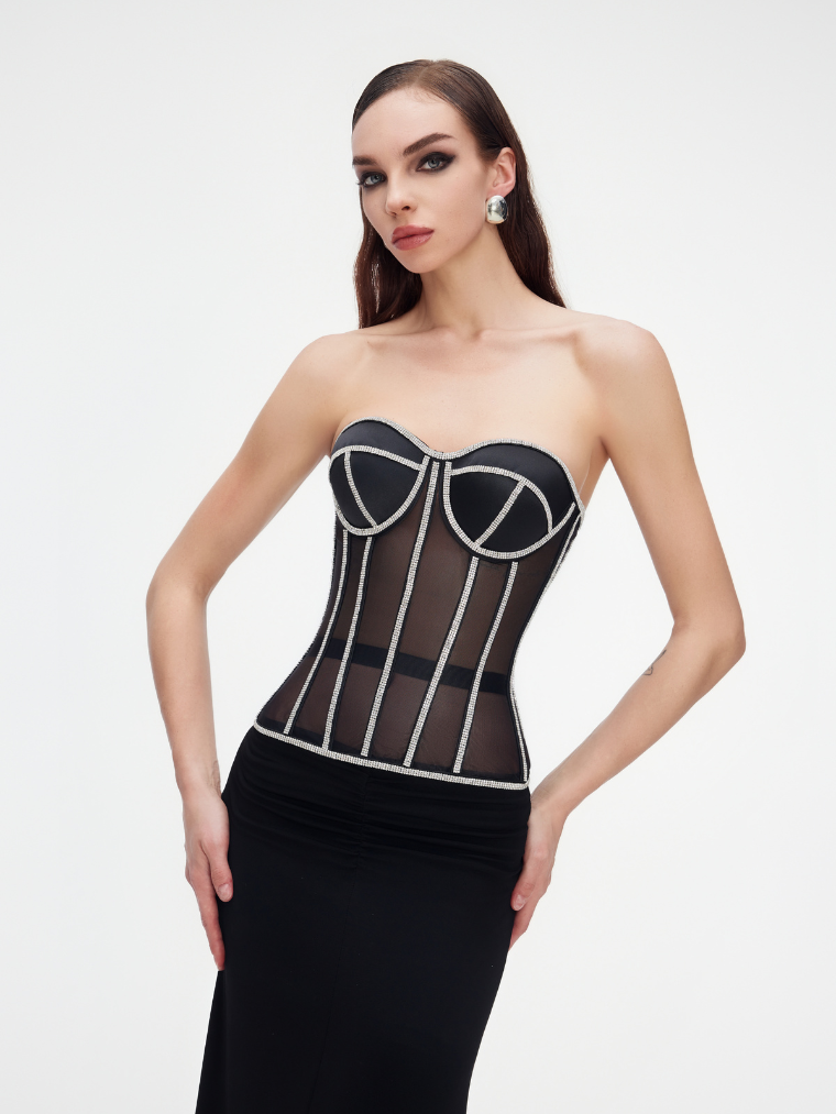Secret form bra with rhinestones 2