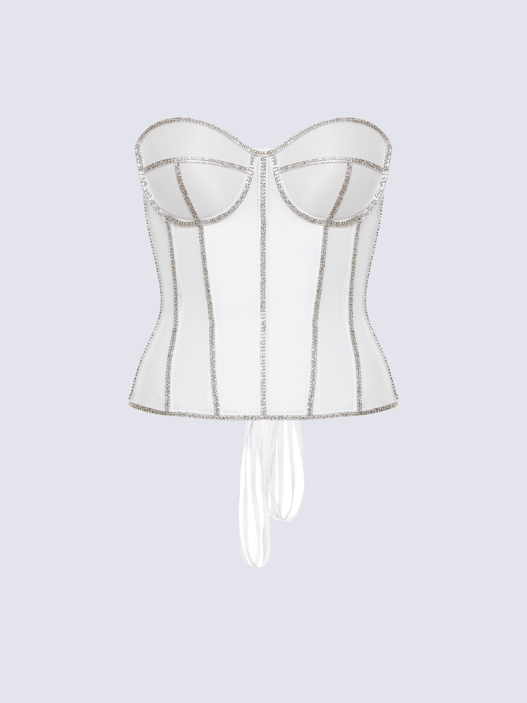 Secret form bra with rhinestones 22