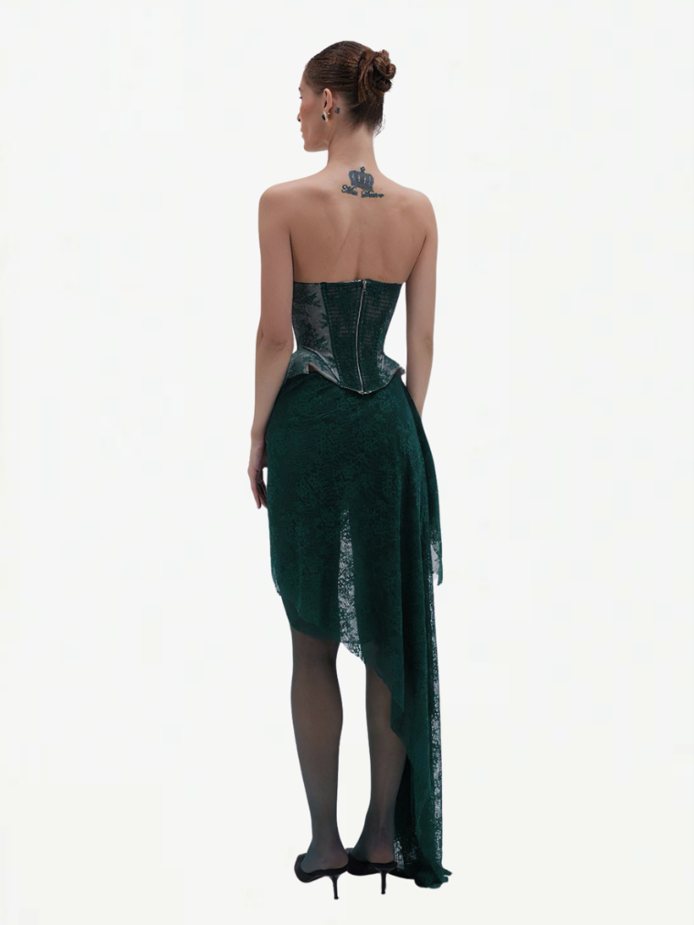 Emerald Luxe Corset 9