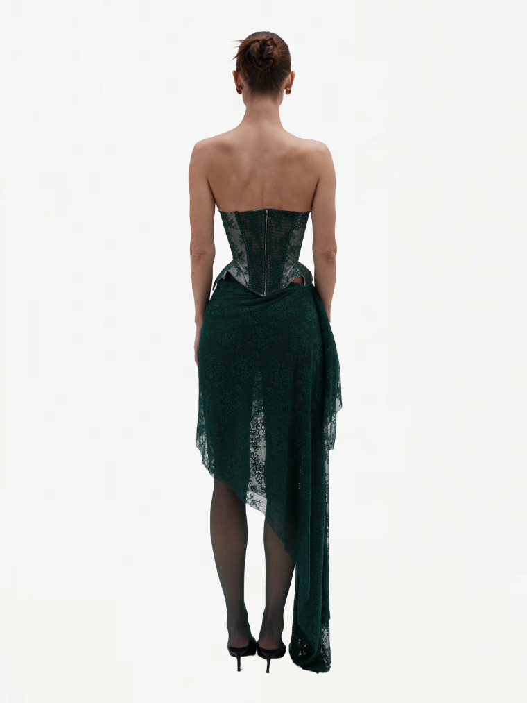 Emerald Luxe Corset 6