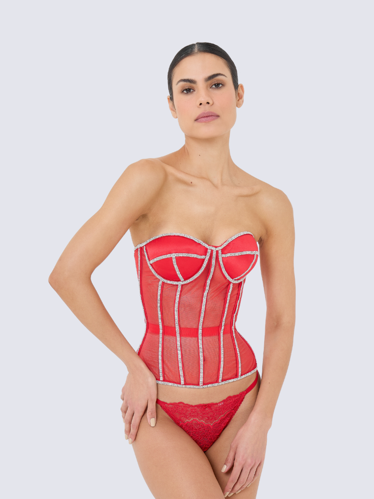 Secret form bra with rhinestones 29