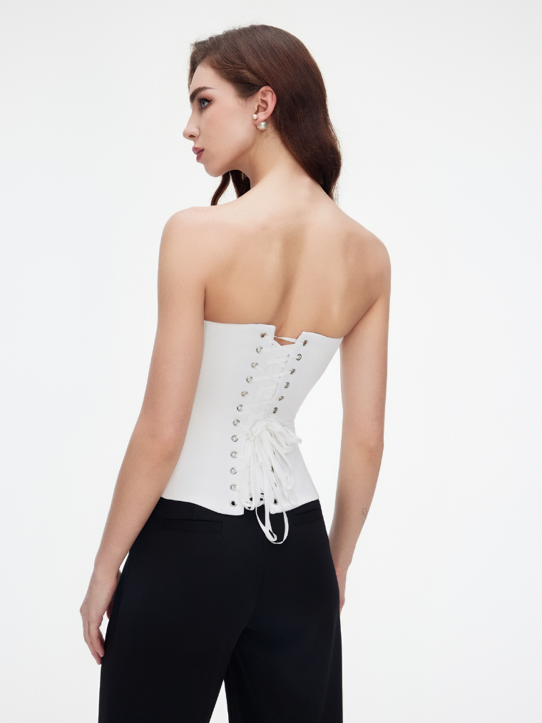 Satin corset 9