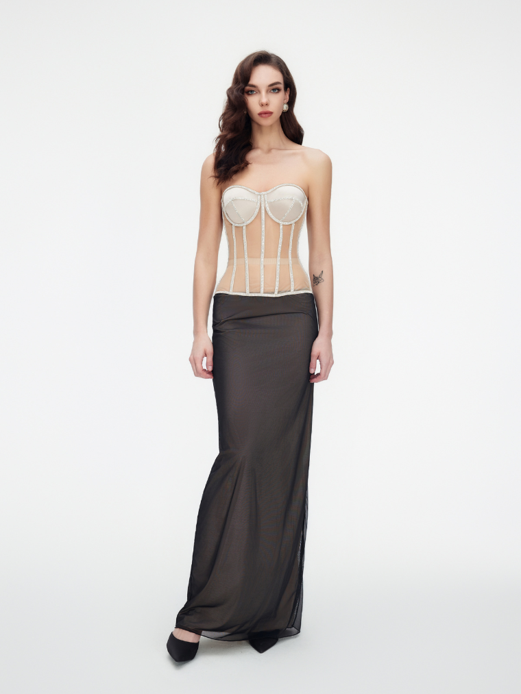 Secret form bra with rhinestones 8