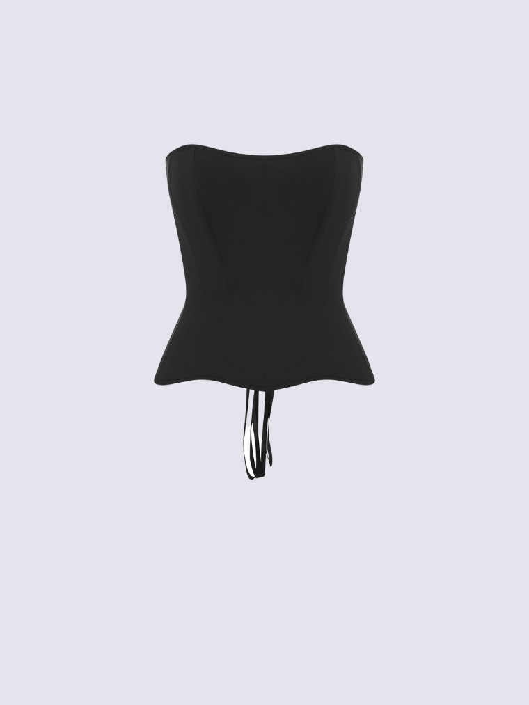 Satin corset 6