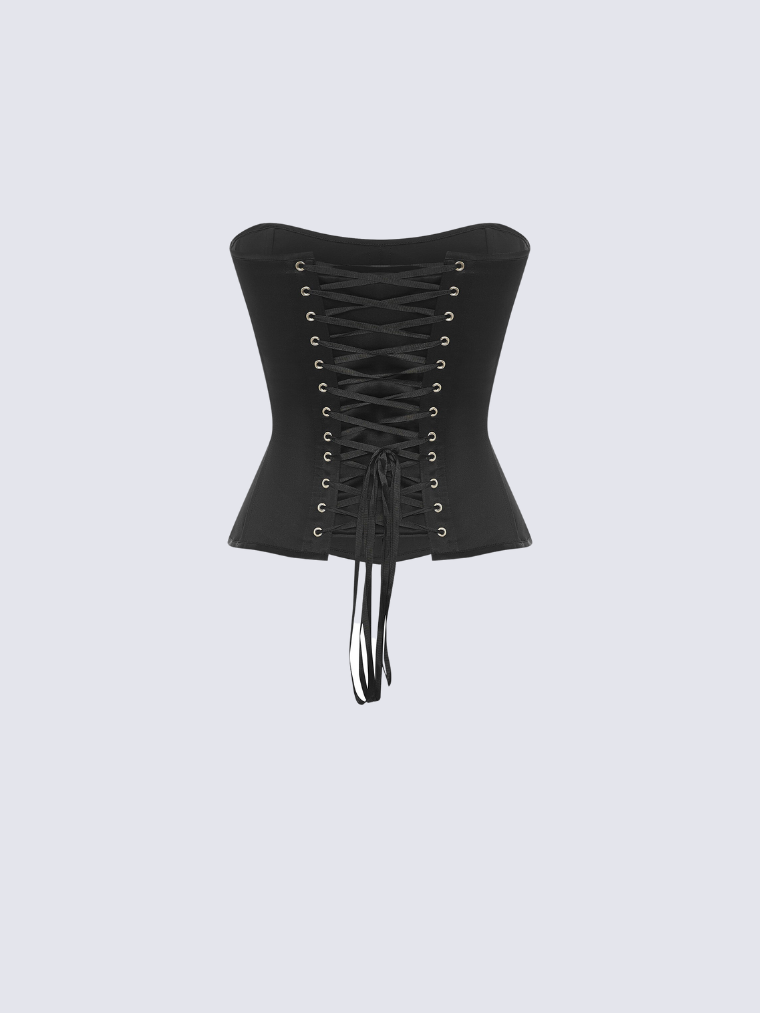 Satin corset 7