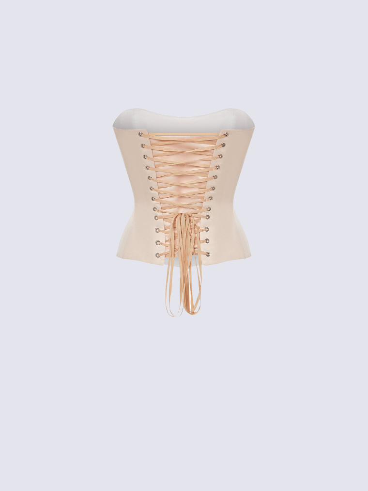 Satin corset 18