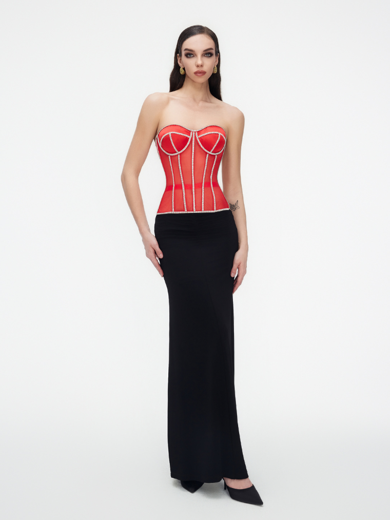 Secret form bra with rhinestones 24